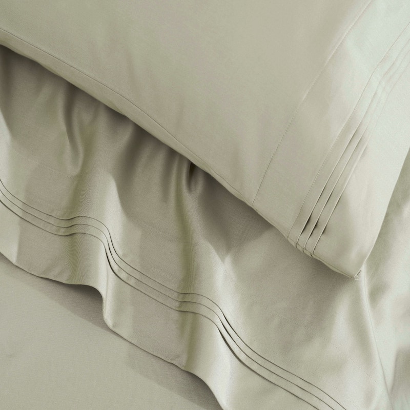 Blue Nile Mills 1500 Thread Count Egyptian Cotton Deep Pocket Solid Sheet Set