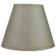 preview thumbnail 41 of 88, Hardback Faux Silk Conical Lamp Shade, 5 inch Top, 9 inch Bottom, 7 inch Slant Single - Cream