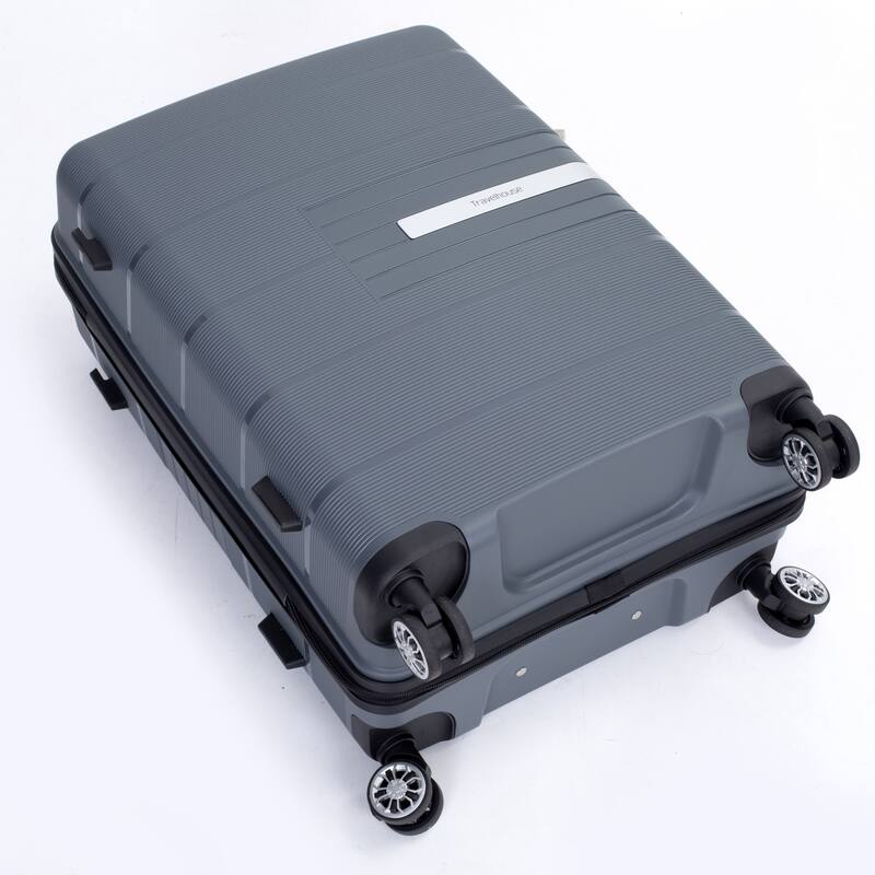 Hardshell 3 Piece PP Luggage Sets, Lightweight Durable Luggage Set with TSA Lock