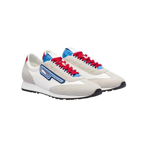 prada white trainers mens