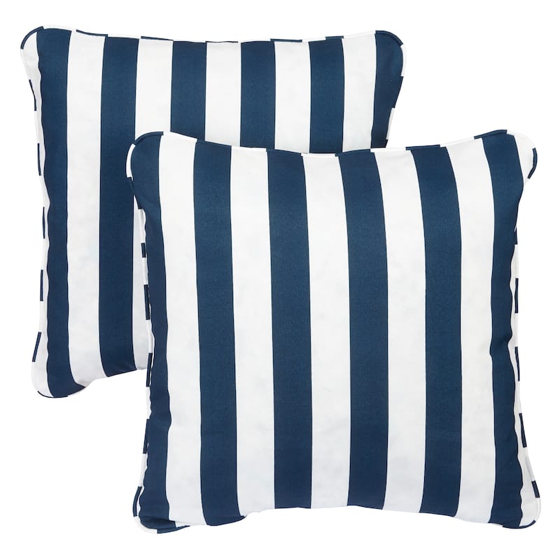 Sorra Home Outdoor Corded Pillow Set of 2