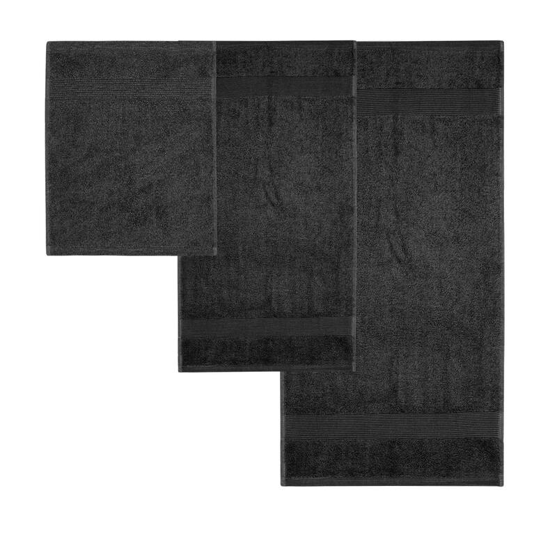 Fabstyles Premium Quality 8 Piece 600 GSM Zero Twist Cotton Towel Set