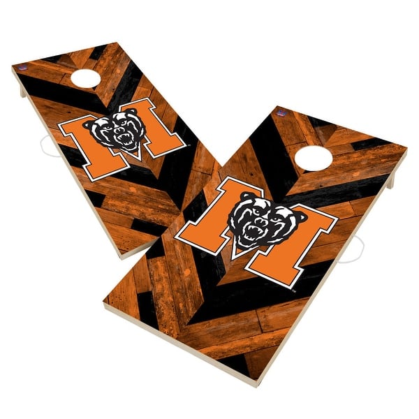 slide 2 of 6, Mercer University Bears Cornhole Board Set 16 Years and Up