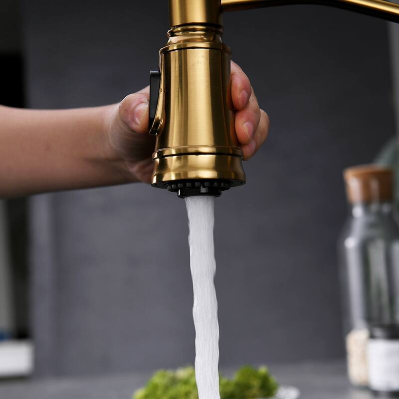 Touchless KitchenFaucets with Pull Down Sprayer Motion Sensor Sink Faucet
