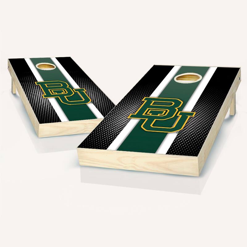 Baylor Bears Striped Outdoor Cornhole Board Set - NO Accessories