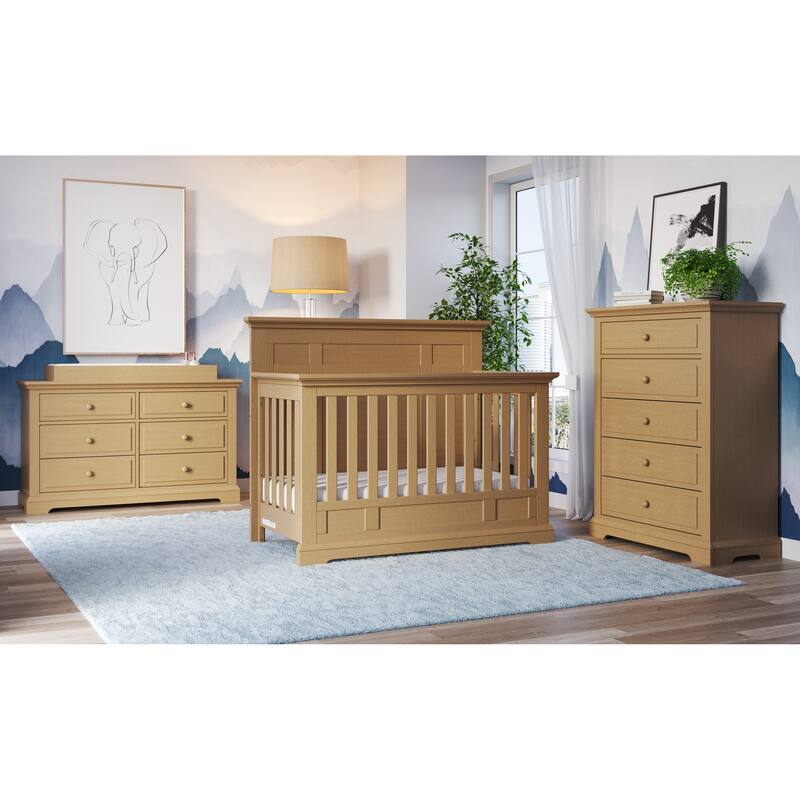 Jordyn Flat Top 4-in-1 Convertible Crib