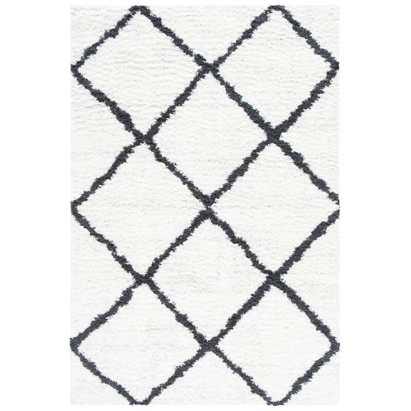 SAFAVIEH August Shag Velea Trellis 1.2-inch Thick Rug