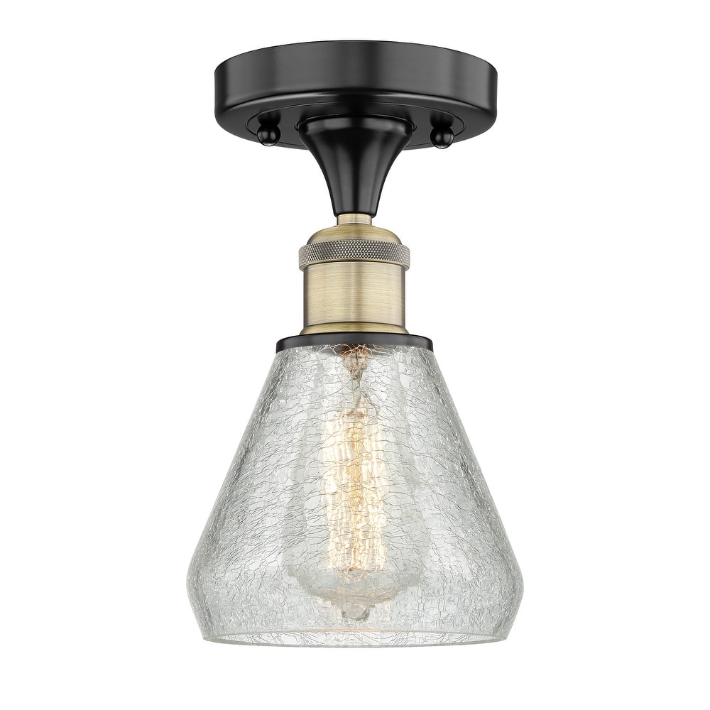 Innovations Lighting Edison Conesus - 1 Light 6" Semi-Flush Mount