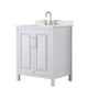 Option White, Chrome Trim, Giotto Quartz Top