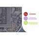 preview thumbnail 7 of 5, LOOM & LUXE Collection Sand/Ivory/Oriental Non-Shedding Area Rug