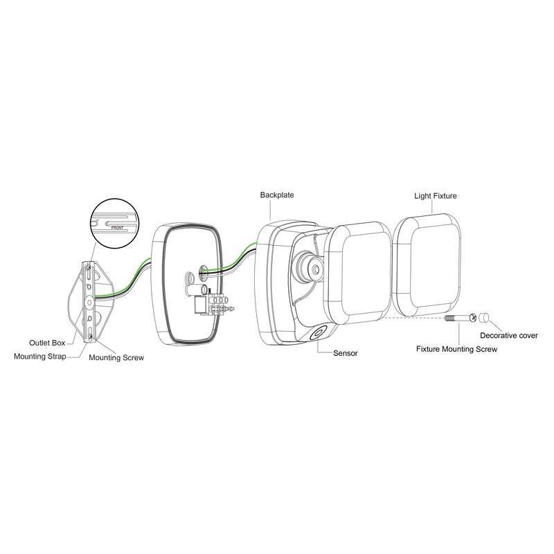 Bellevue VXFL35700 Eiken 2 Light 10" Wide LED Outdoor Flood Light
