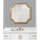 preview thumbnail 57 of 134, Kate and Laurel Hogan Scalloped Wood Framed Mirror