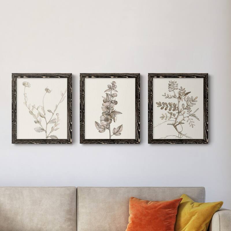 Neutral Botanical Study IV-Premium Framed Canvas - Ready to Hang - Multi-Color