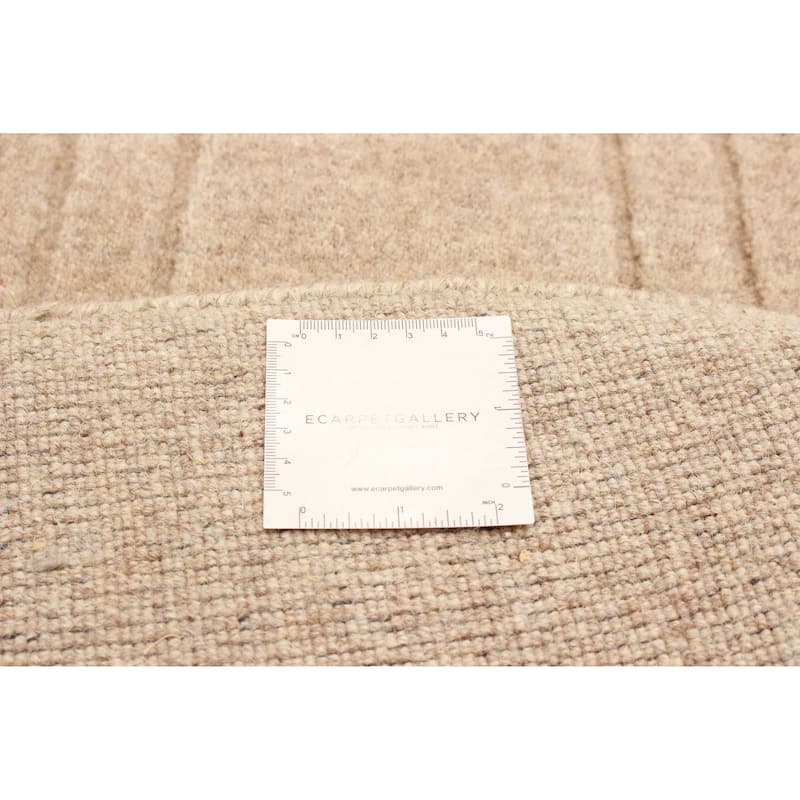 Kashkuli Gabbeh Tan Rug 4'0" x 3'11" - 4'0 x 3'11