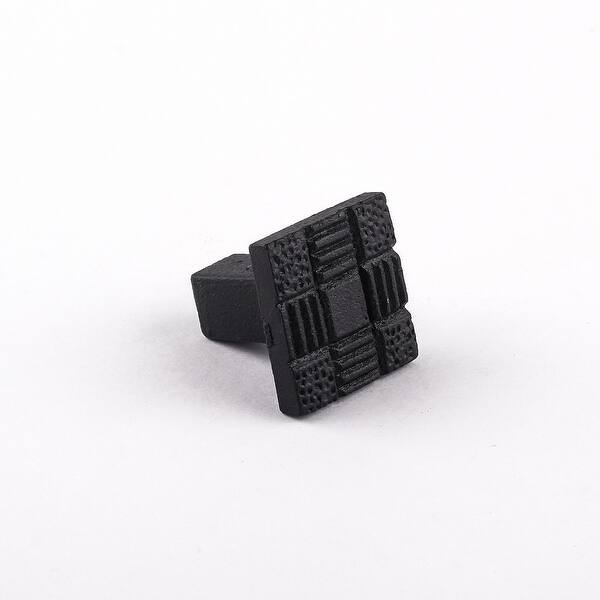 Shop Square Aztec Cabinet Hardware Iron Cabinet Knobs And Pulls