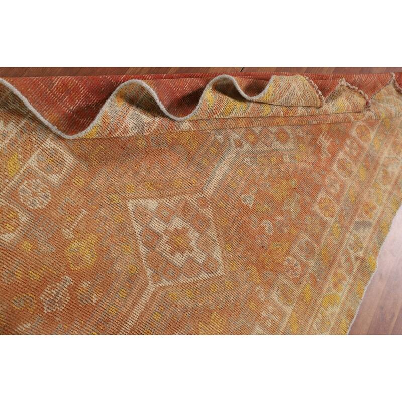 Tribal Geometric Shiraz Persian Vintage Area Rug Handmade Wool Carpet - 3'10"x 6'0"