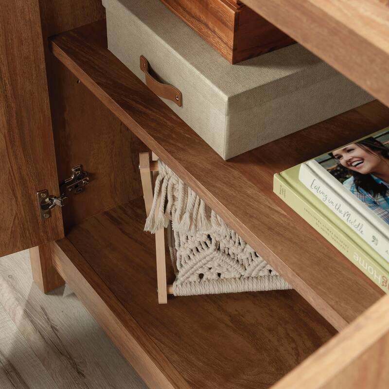 Engineered Wood Industrial Library Base, Brown - 31.73" W × 22.05" D × 29.76" H