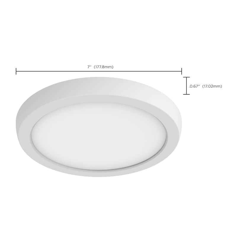 Nuvo Lighting 62/1746 7" Wide LED Flush Mount Drum Ceiling Fixture