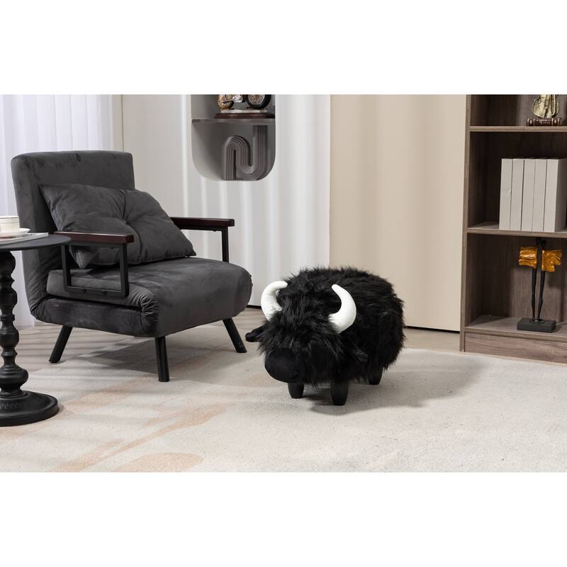 Harry Cow Animal Kids Storage Ottoman Stool