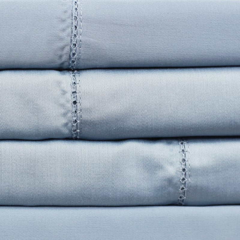 Luxury Hotel Collection 600 Thread Count Cotton Hemstitch Sheet Set