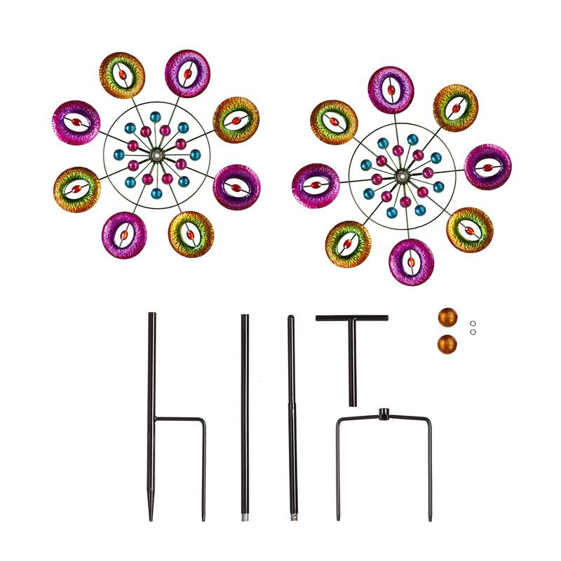 75 in. Musical Notes Metal Wind Spinner