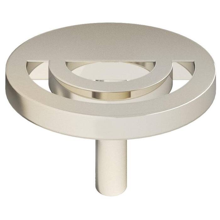 Hapny Home H22 Horizon 1-1/2" Round Modern Luxury Designer See Through - Polished Nickel