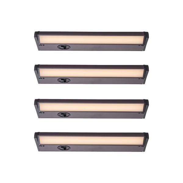 4 Pack Bronze Selectable 3000K 3500K 4000K Dimmable Integrated LED Under Cabinet Light Bed Bath Beyond 40116188