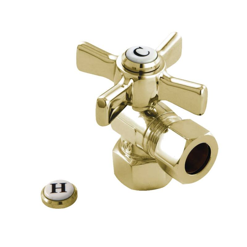 Kingston Brass Millennium 1/2" FIP Connection Compression Valve - Polished Brass