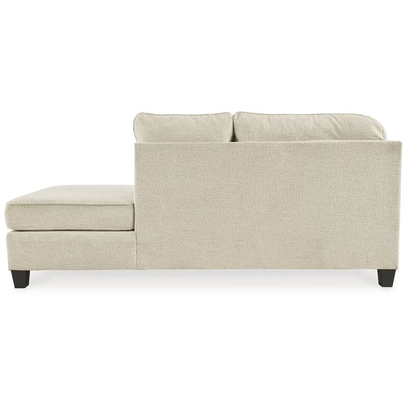 Signature Design by Ashley Abinger 2-Piece Sleeper Sectional with Chaise - 116"W x 91"D x 39"H