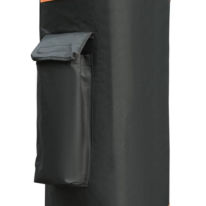 10x20ft Adjustable Height Pop Up Canopy Tent with 6 Sidewalls, UV and Waterproof Protection & Roller Bag