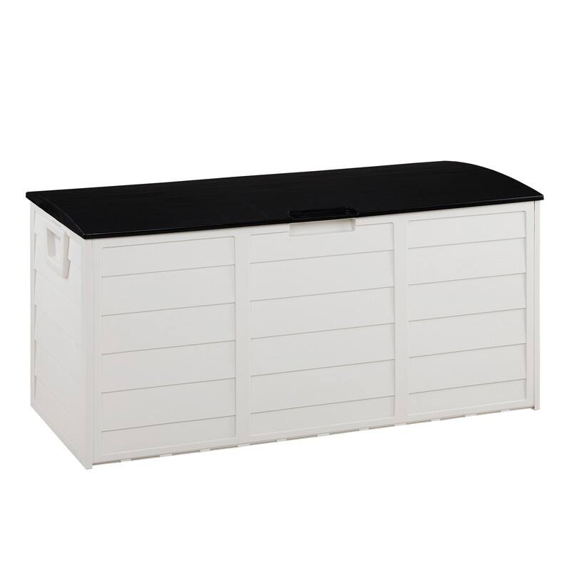 75gal Outdoor Garden Plastic Storage Deck Box