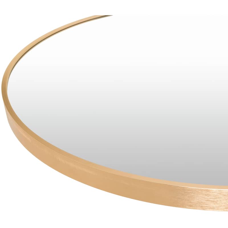 Livabliss Aranya Modern Aluminum Arched Accent Mirror