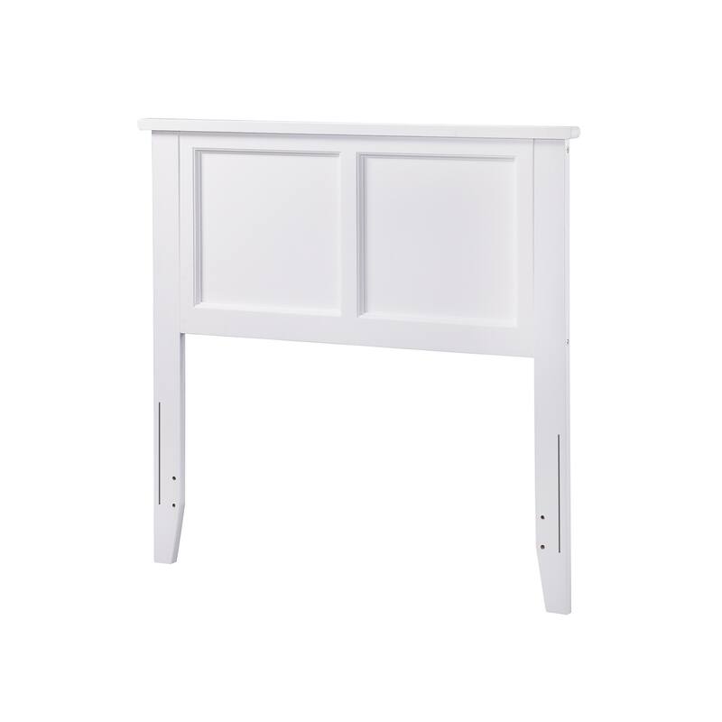 Wood Panel Headboard with Classic Detailing and USB Charger, Fits Standard Frames for a Timeless Bedroom Look