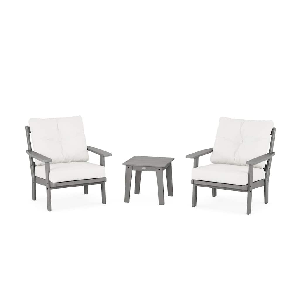 POLYWOOD Oxford 3-Piece Deep Seating Set