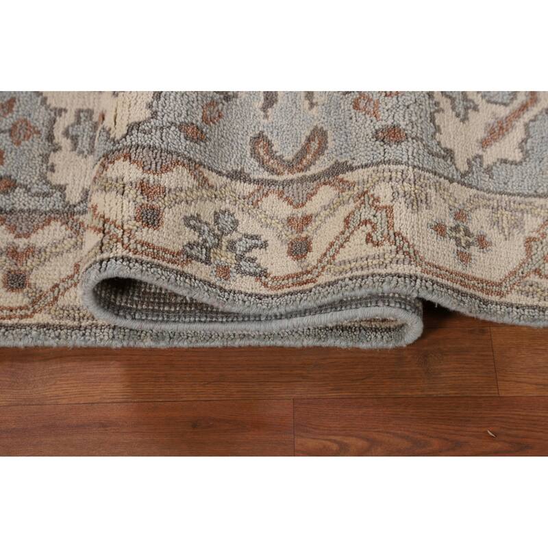 Oushak Oriental Runner Rug Handmade Wool Carpet - 2'8"x 8'0"