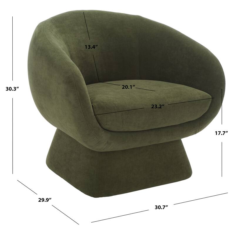 SAFAVIEH Couture Arbenora Modern Accent Chair - 30.7" W x 29.9" L x 30.3" H - 31Wx30Dx30H