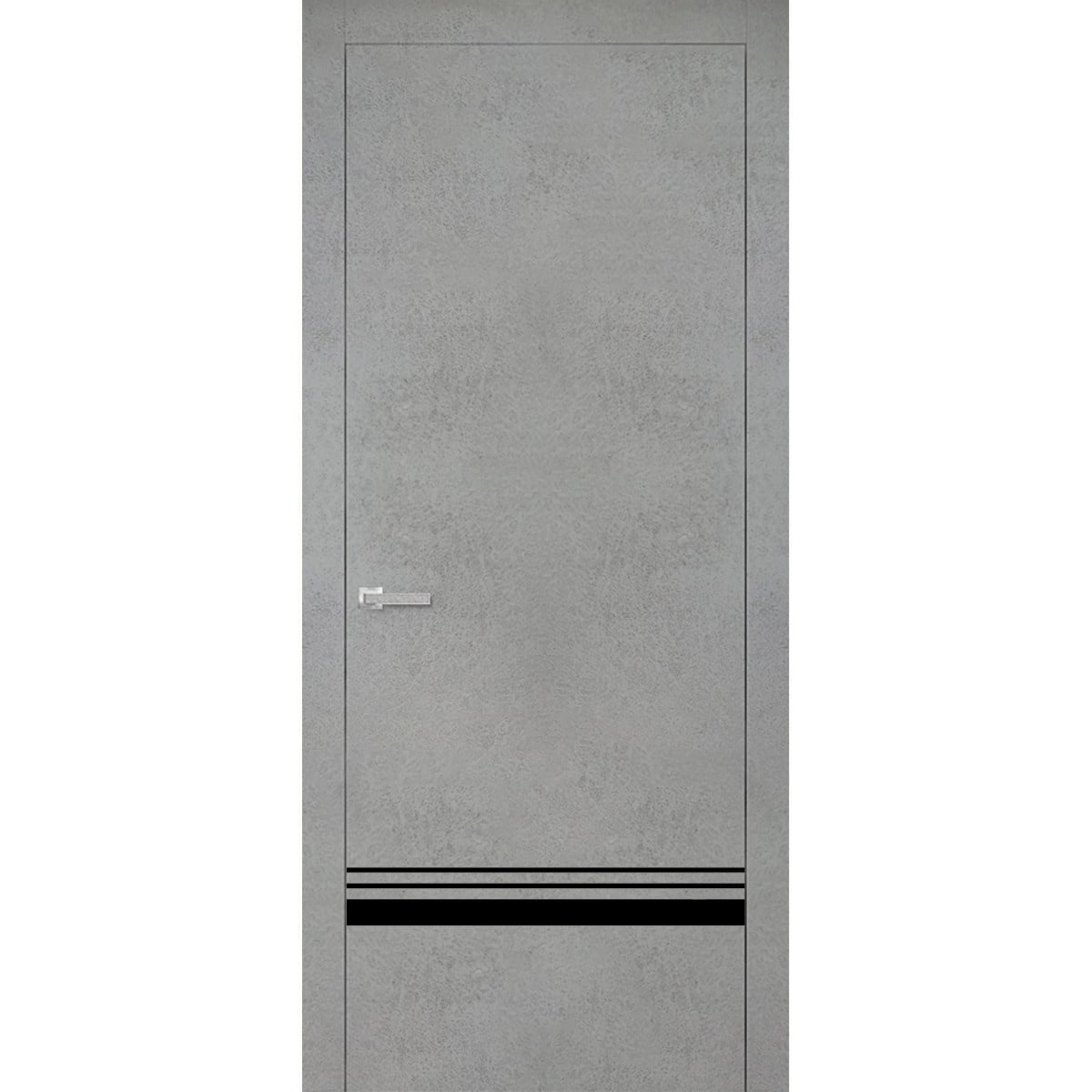 SartoDoors Planum 0012 | Interior French Doors French Door | Solid Wood | Hardware Set | 18x80, Concrete Bedroom Door