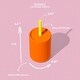 preview thumbnail 2 of 13, 5 oz Small Sippy Cup and Straw Silicone