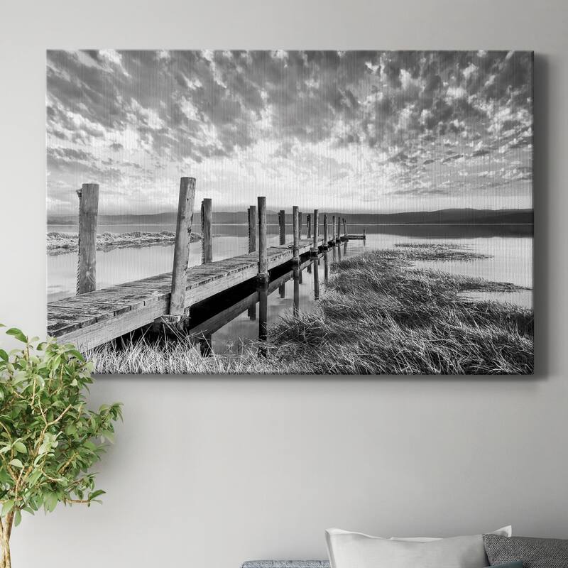 Sunset Contemplation Premium Gallery Wrapped Canvas - Ready to Hang