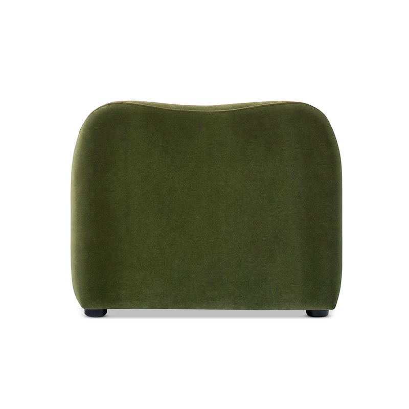 Jennifer Taylor Home Roman Upholstered Modern Pet Bed, Small to Medium Dog or Cat - Olive Green