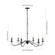 preview thumbnail 9 of 30, Nola 34.75" 6-Light Bohemian Farmhouse Iron LED Chandelier, by JONATHAN Y