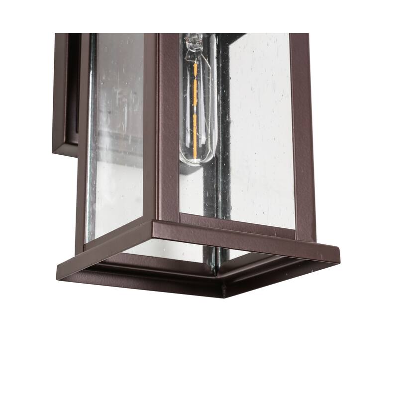 Brown Outdoor Oil Rubbed Bronze Wall Lamp Without Bulb