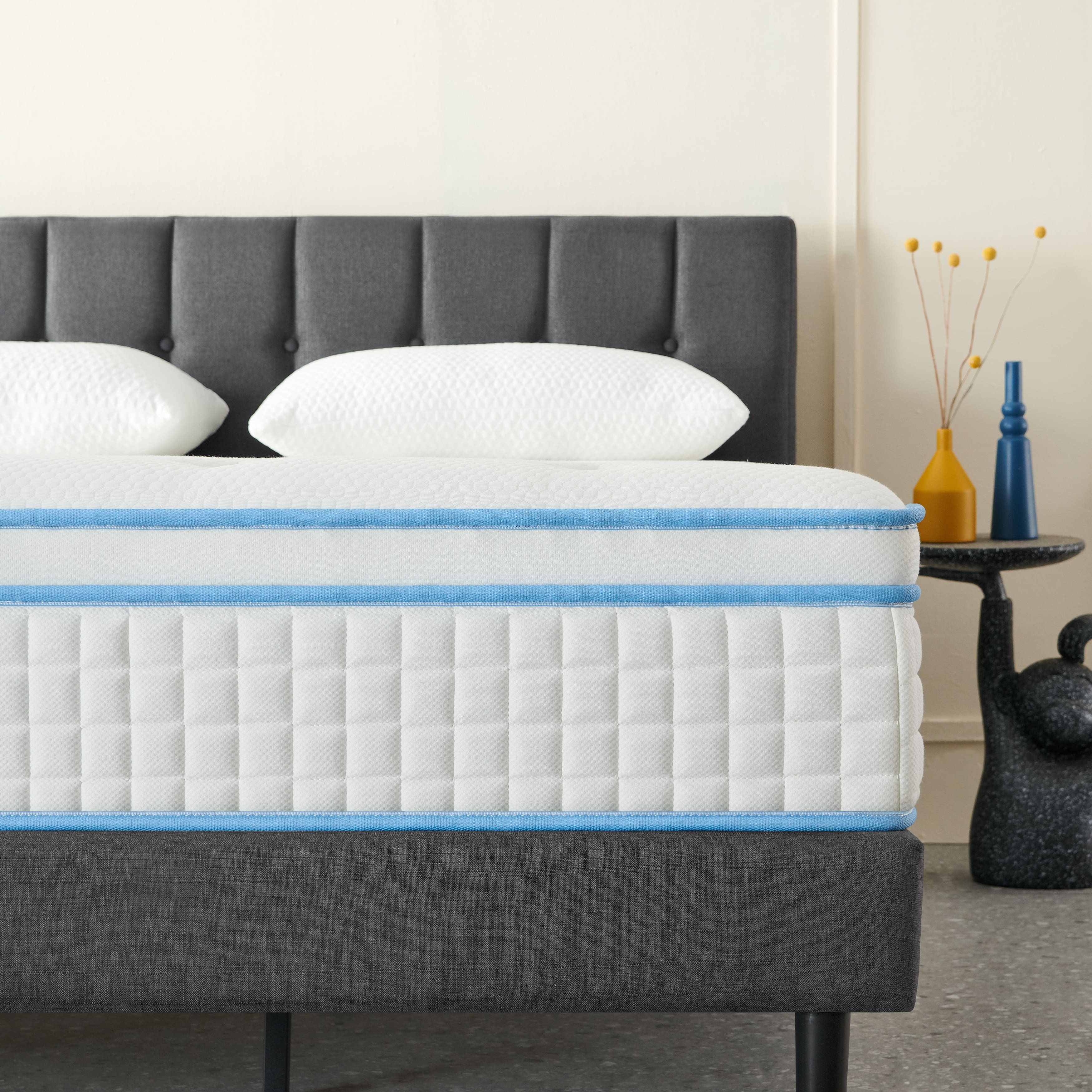 Stiku 12 inch Medium Euro Top Memory Foam Hybrid Mattress in a box On Sale Bed Bath & Beyond