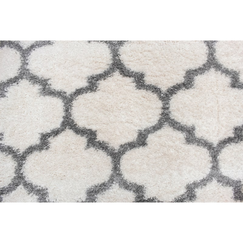 Noori Rug Lux Ava Trellis 2-Inch Shag Rug