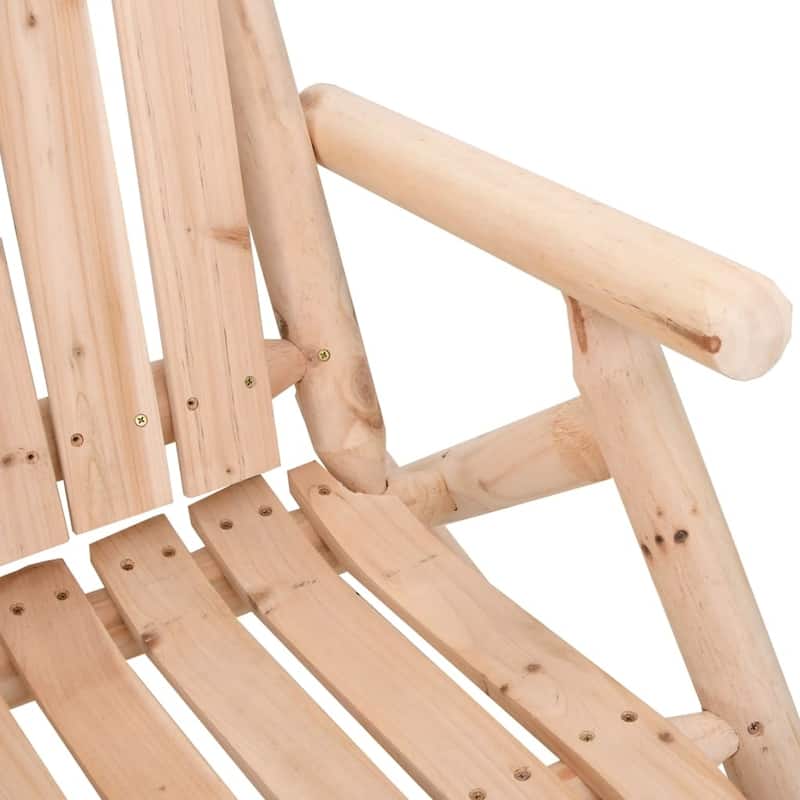 vidaXL Patio Chair 26.8"x33.9"x40.6" Solid Wood Spruce