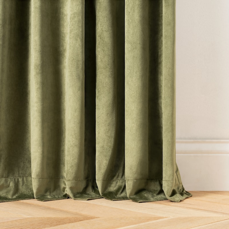 Martha Stewart Martha's Velvet Curtain Panel Pair