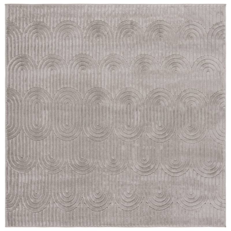 SAFAVIEH Selena Elisa Modern & Contemporary Rug - 6'7" Square - Grey