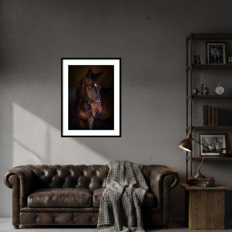 The Horse by Hein Jonker Wood Framed Wall Art Print