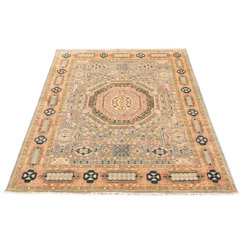 ECARPETGALLERY Hand-knotted Jules Serapi Grey Wool Rug - 8'9 x 12'0