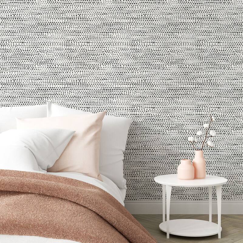 Moire Dots Removable Peel and Stick Wallpaper
